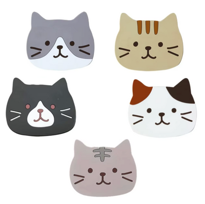 Cat Coasters - Set of Five